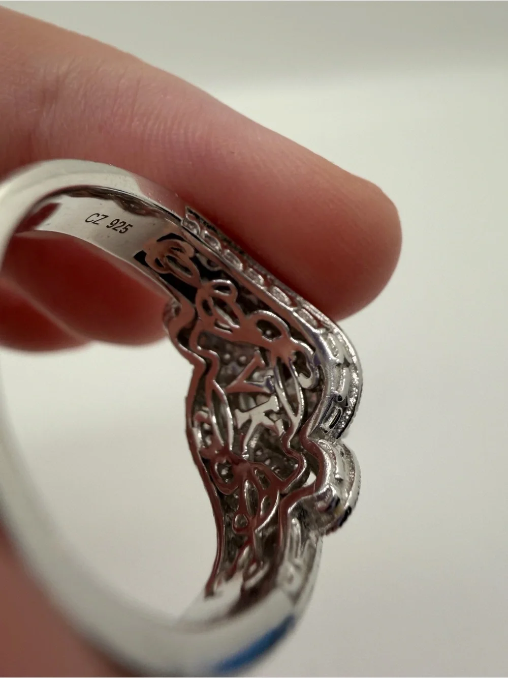 Vanna K CZ sterling ring size 9